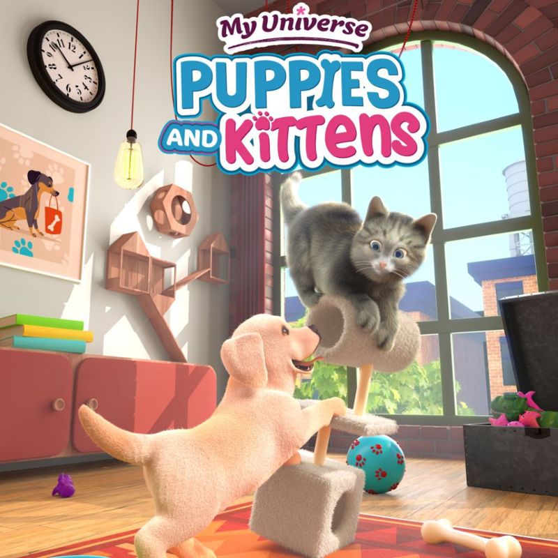 My Universe: Puppies and Kittens box art for Nintendo Switch